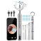 Ear Wax Removal Tool Camera, Ear Cleaner with Camera, Ear Cleaning Kit 1296P HD Ear Scope, 6 LED Lights and 12 Ear Picks, Earwax Removal with Otoscope to Earify Earwax for iOS and Android