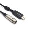 HOSONGIN XLR to USB Cable for Microphones, 48V Phantom Power Required for Condenser Microphones, Plug-and-Play Audio Adapter with Built-in DAC for Podcasting Recording Streaming and Karaoke, 6.6 Feet