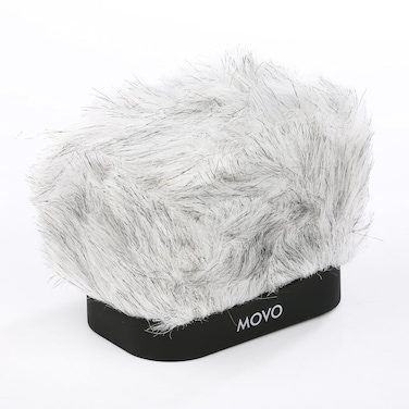 Movo WS-R30 Professional Furry Windscreen with Acoustic Foam Technology for Zoom H4n, H5, H6, Tascam DR-100 MKII and Sony PCM-D50 Portable Digital Recorders