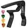 Capo,Guitar Capo for Acoustic Electric Guitar (Black Cpao)