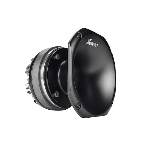 Timpano TPT-DH2000 2&quot; Exit Compression Driver + Horn 450 Watts Max Power 8 Ohm 109 dB Slim Profile Aluminum Horn + Ferrite Driver