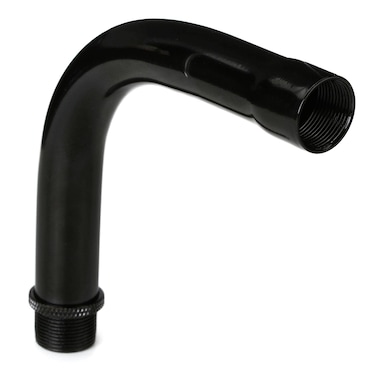 AtlasIED AD14BE AD-14B 5/8 inch Male and Female Threaded Right Angle Adapter - 4 inch Ebony