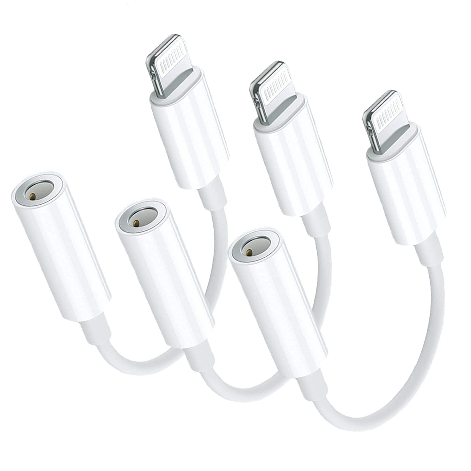 أبرو لينك Aprolink Lightning To 3 Headphone Jack Adapter lightning