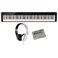 Casio PX-S1000BK 88 Weighted Key Digital Piano w/Casio X2-H2 Headphones and Pol