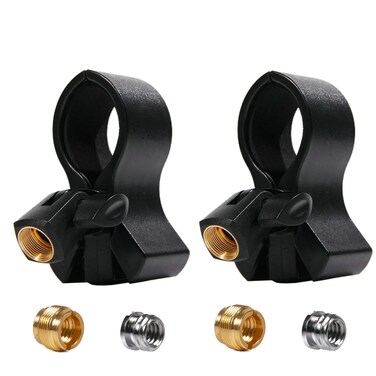 1 Pcs Large Microphone Clip, Mic clip holder is used with microphones between 32 and 60mm in diameter.Suitable for Handheld Microphones and Recording condenser microphone.cordless mics clip