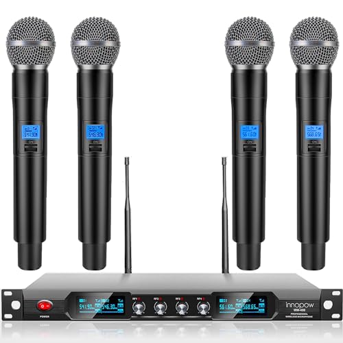 innopow Innopow 4-channel Wireless Microphone System uhf