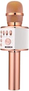 BONAOK Wireless Bluetooth Karaoke Microphone,3-in-1 Portable Handheld Karaoke Mic Speaker Machine Home Party Birthday for All Smartphones PC(Q37 Rose Gold)