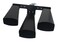 LP Latin Percussion Cowbell Giovanni LP570HTB Tri-Bell Set, Hi-Melody, Black (LP860384)