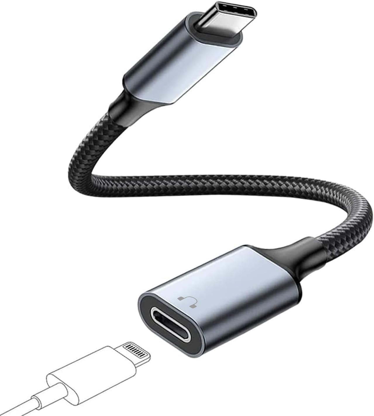 nonfood_leclooc Nonfood_leclooc Usb C To Lightning Audio Adapter Cable usbc