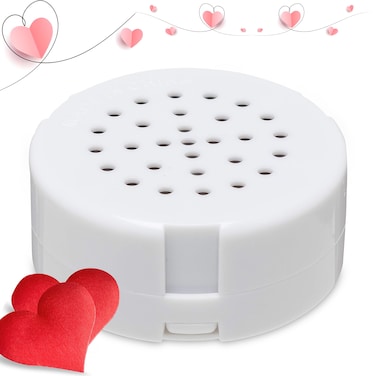 VoiceGift 60 Second Multi-Message Voice Recorder, Record Custom Messages for Plush Toy, Stuffed Bear Toy, Baby Doll Toy, and Pillow - 1 Pack