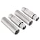 Heams 4 Pack (2 Pair) Professional XLR Adapter, XLR Male to Male &amp; XLR Female to Female 3 Pin Connector for Microphone, Mixer, Silver