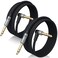 Birvemce 2 Pack Premium TRS Cable 10FT, 1/4 Inch TRS Cable- Noise Free and Long-Lasting Stereo 1/4 Audio Cable, Balanced Interconnect Line for Electric Guitar, Mixer, Studio Monitor, Right Angle