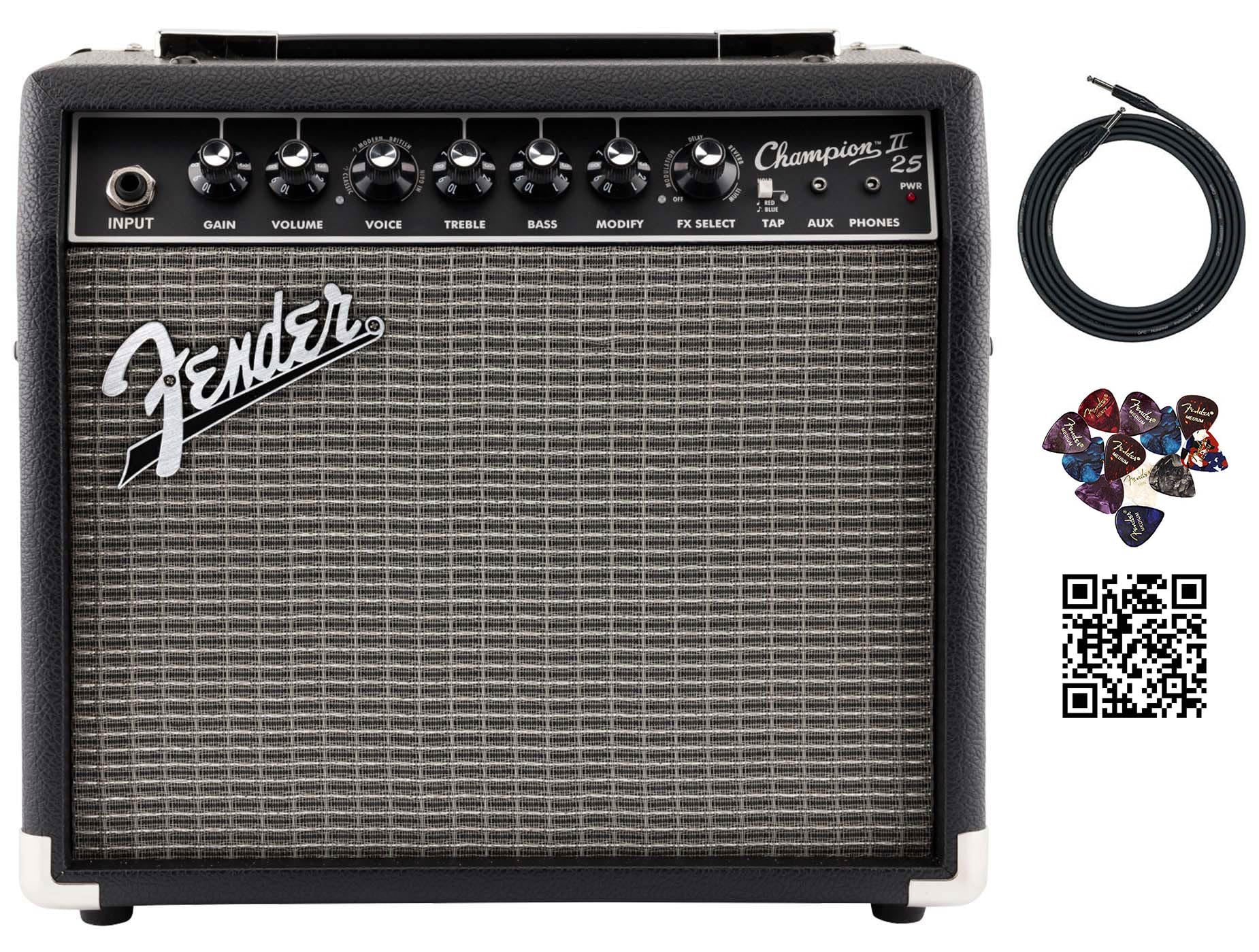 فيندر Fender Champion Ii 25 Watt Guitar Combo Amplifier 25W
