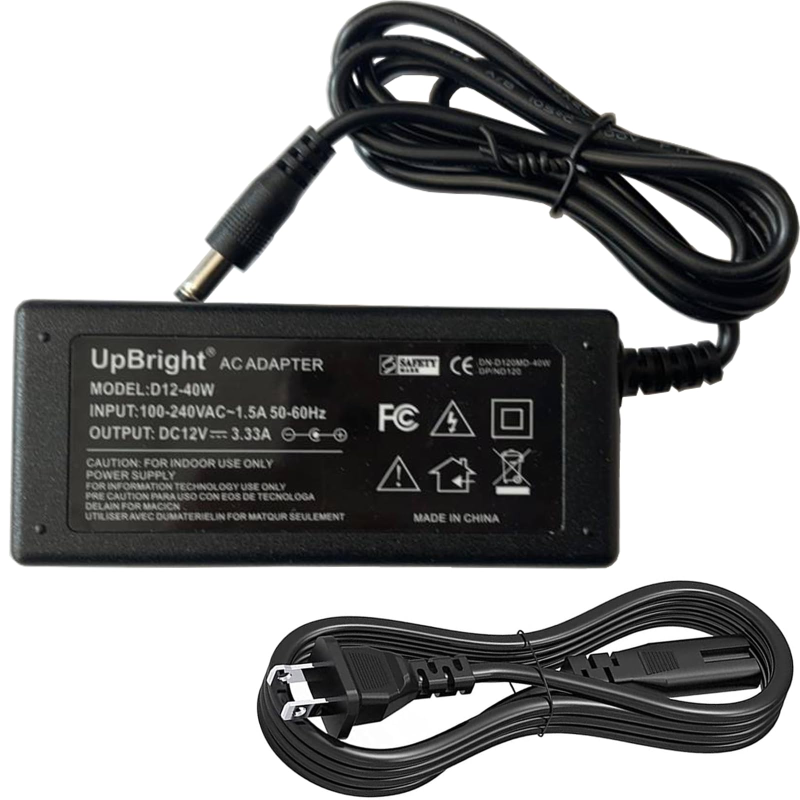 أب برايت Upbright 12v 3a Ac Dc Adapter dc