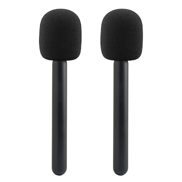 JCMOYUTY for DJI Mic Holder, Stand for DJI Mic 1/2, Replacement Interview GO Handheld Adaptor for Rode Wireless GO II / 2 / ME/Pro, Wireless Lav Microphone Handle Mount 2-Pack Adapter Accessories