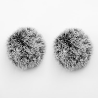 JCMOYUTY Windscreen for Hollyland M2 Wireless Microphone Deadcat Furry Cover, 2-Pack Pop Filter Accessory