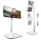 Cooper Chat Stand, Height Adjustable Cell Phone Stand for Desk   Rotating, Tilting Cell Phone Holder for Desk with 9-14" Eye-Level View   Metal Cell Phone Tripod Stand (Frost White, 1-Pack)
