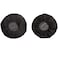 100Pcs Disposable Microphone Cover Non-Woven O-Type Dustproof Mic Cover Anti-Spray KTV Karaoke Studio Mic Protective Cap New Dust-Proof Accessories (Black)