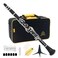 Yasisid Bb Clarinet - Band Clarinet for Beginner, with Clarinet Stand, Mouthpiece, Hard Case Bag and Cleaning Kit(Black)