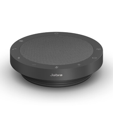 Jabra Speak2 55 Wireless Bluetooth Speakerphone - Portable Speaker with 4 Noise-Cancelling Mics, 50mm Full-Range Speakers &amp; Wideband Audio - Certified Microsoft Teams Speaker - Dark Grey