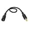 Basicvolt DC 5.5 2.1mm Reverse Polarity Converter Cable Plug Universal AC Adapters and Keyboard Guitar Effect Pedal