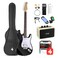 Donner DST-100B 39 Inch Electric Guitar Beginner Kit Solid Body Full Size Black HSS for Starter, with Amplifier, Bag, Digital Tuner, Capo, Strap, String,Cable, Picks