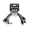 JIM DUNLOP (3PDCISTR06), 1/4-Inch Right Angle MXR Ribbon TRS Patch Cable 6 in 15 cm-3 Pack (3PDCISTR06R)