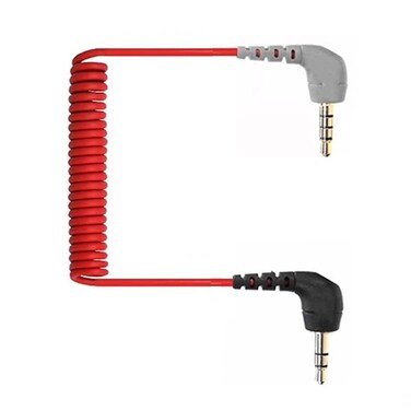 3.5mm TRS to TRRS Microphone Patch Cable Mic Cord Compatible with iPhone, Smartphone, Tablets for Rode SC7, VideoMic, VideoMicro Go, BOYA &amp; Other External Mic (Please Read Details/Instruction Below)