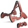 WINGO Wood Guitar Stand, Folding A-frame Wooden Floor Stand for Acoustic Electric Classical Guitars with Non-slip Rubber, Fully Assembled.