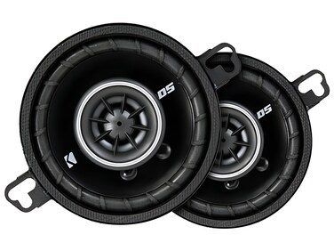 Kicker DSC350 3.5-Inch (89mm) Coaxial Speakers, 4-Ohm (Pair)