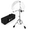 Vangoa Snare Drum Stand Double Braced Adjustable Height Heavy Duty Snare Stand with Carrying Bag Fit for 10" to 14" Snare Drums and Drum Pad