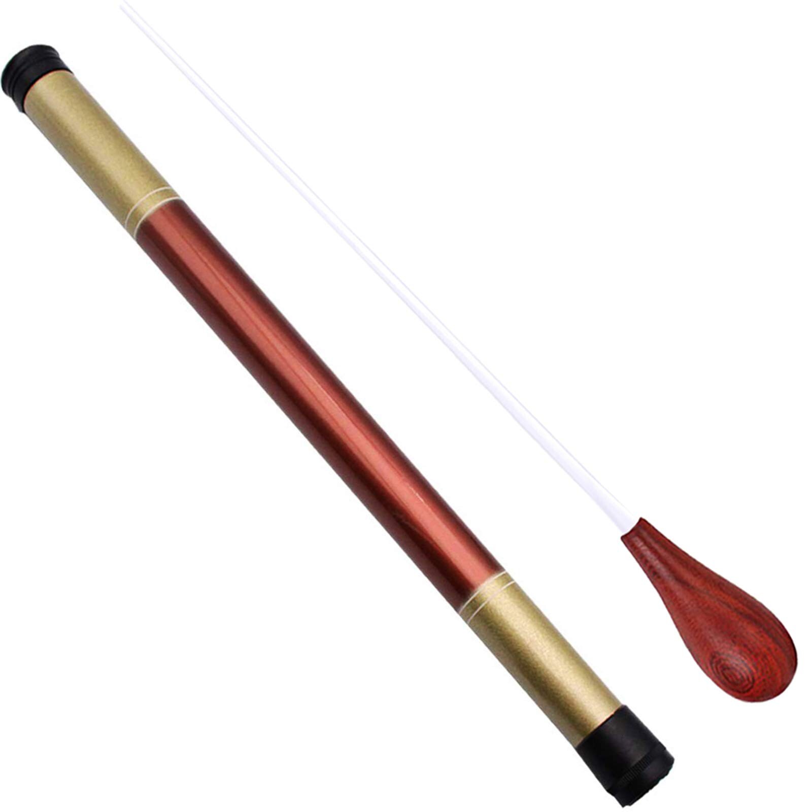 wogod Wogod Music Band Conducting Baton Orchestra Baton Rosewood Handle Baton With Tube Case