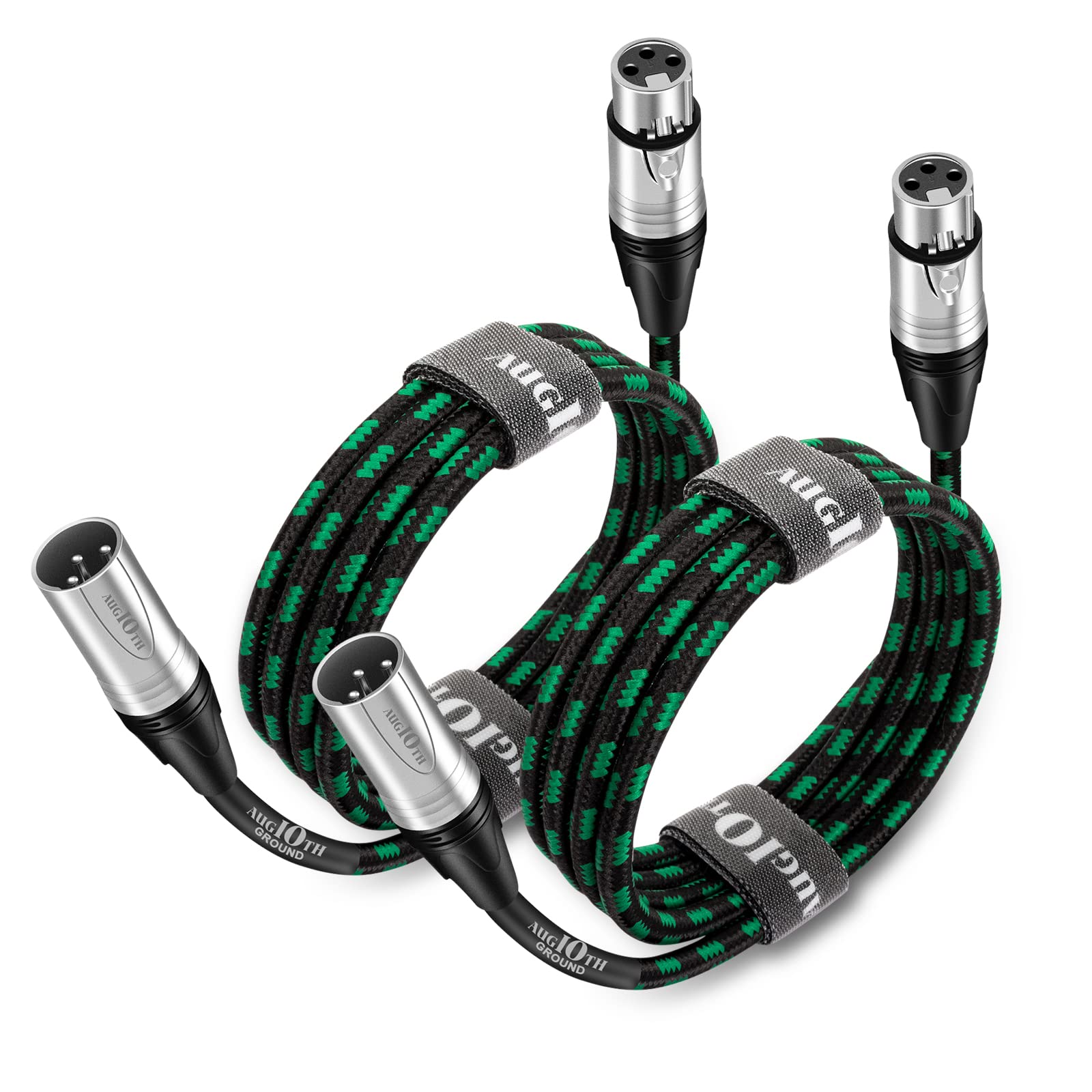augioth Augioth Xlr To Xlr Pro Mic Cable 10 Ft 2-pack xlr