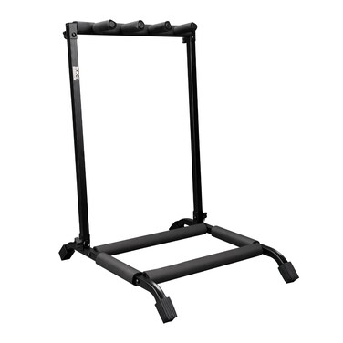 Gator Rok-It Multi Stand Rack with Folding Design Holds up to 3 Electric or Acoustic Guitars (RI-GTR-RACK3) Support To Protect