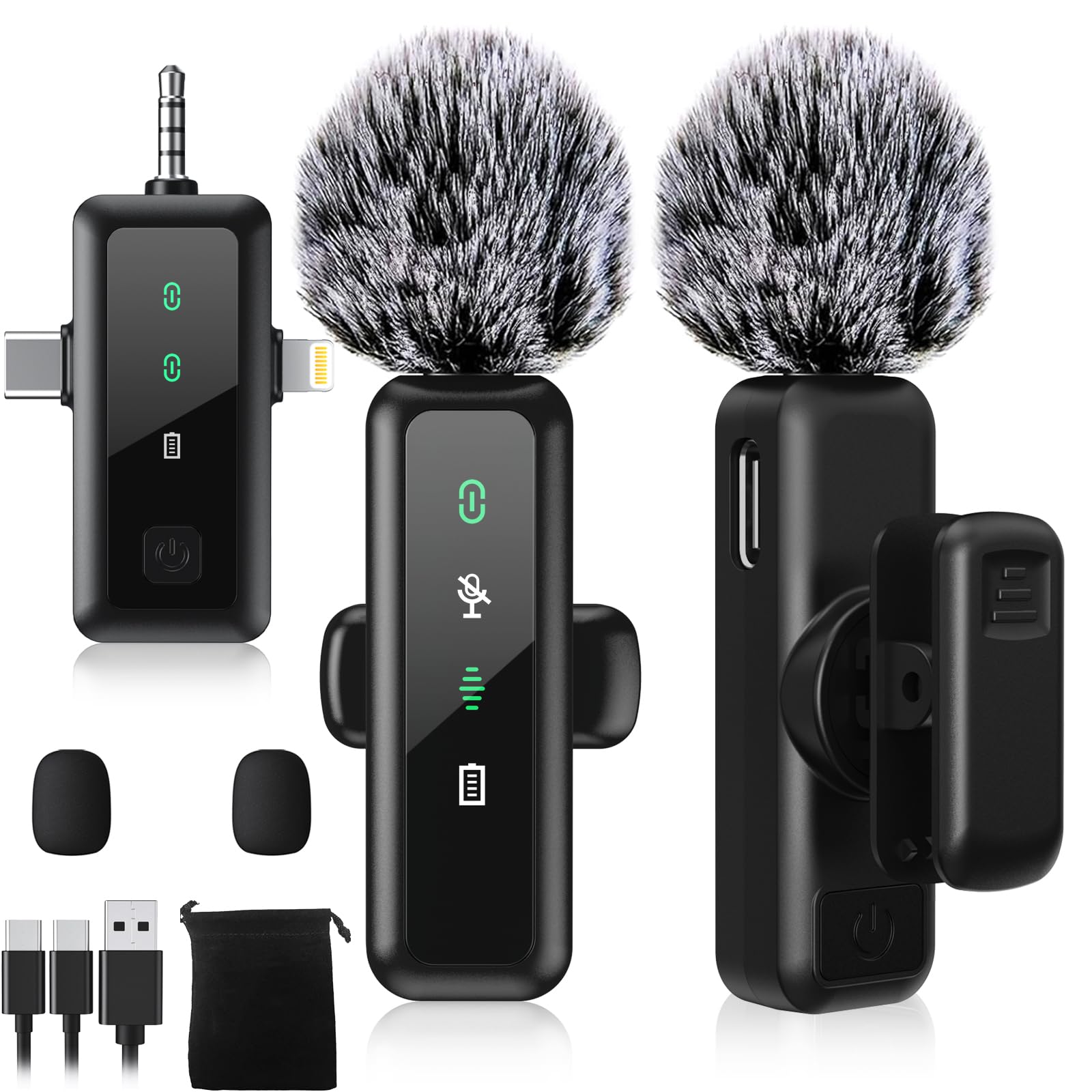 biliwal Biliwal Wireless Lavalier Microphone 3.5 MM