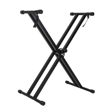 TOPINCN Double-X Keyboard Stand Heavy-Duty Infinitely Portable Piano Keyboard Stand Music Electric Organ Holder Adjustable Height