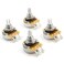 The Art of Tone Electric Guitar Parts Kit: Audio Taper CTS 500k Pot: Set of 4 (4X) Split Shaft, Replacement for Fender Potentiometer.