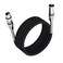 FIBBR XLR Cable 6ft/2M, Microphone Cable Nylon Braided XLR Male to Female Heavy Duty Balanced Microphone Cord Compatible with Preamps/Speaker Systems and More