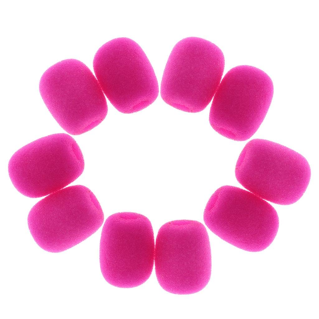 Almencla Almencla 10pcs Lapel Headset Microphone Windscreens Foam Microphone Covers Mini Size