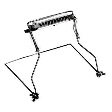 East top 10 Hole Harmonica Holder Neck Hands Free with Anti-Scratch Felt Pads to Protector Harmonica