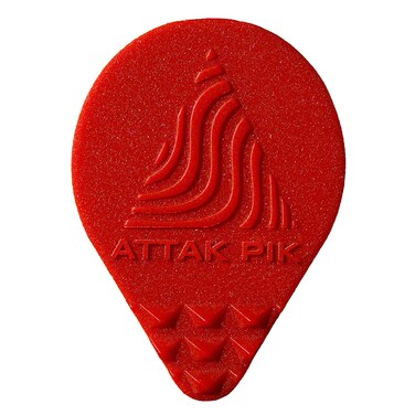Attak Structured Guitar Pick By Acoustik Attak, Medium Guitar Pick, Unique Tone (10 Pack)
