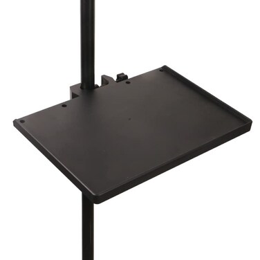 Microphone Stand Tray Mount Clamp on Rod Holders, Microphone Stand Desk with 9.44" X 6.88" for Stage, Music Sheet, Live Streaming, Recording (Stand NOT Included) Wholesale Items for Boutique