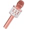 GIFTMIC Kids Microphone for Singing, Wireless Bluetooth Karaoke Microphone for Adults, Portable Handheld Karaoke Machine, Toys for Boys and Girls Gift for Birthday Party (Rose Gold)
