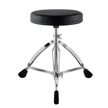 yomone Drum Stool Set, Padded Seat Height Adjustable Drum Throne with 5A Drumsticks for Adults Beginner Drummers, SDB-10 Standard