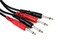 Hosa CPP-202 Dual 1/4" TS to Dual 1/4" TS Stereo Interconnect Cable, 2 Meters