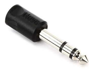 Hosa GPM-103 3.5 mm TRS to 1/4" TRS Adaptor