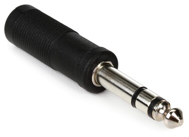 Hosa GPP-419 Female TS 1/4" to Male TRS 1/4" Adaptor