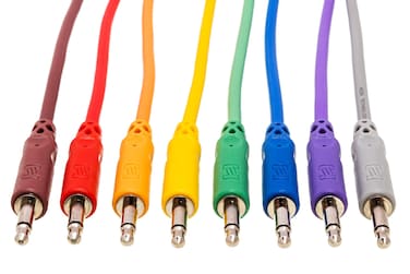 Hosa CMM-890 Eurorack Patch Cables 8-Pack - 3 Feet, Assorted Colors