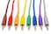 Hosa CMM-890 Eurorack Patch Cables 8-Pack - 3 Feet, Assorted Colors