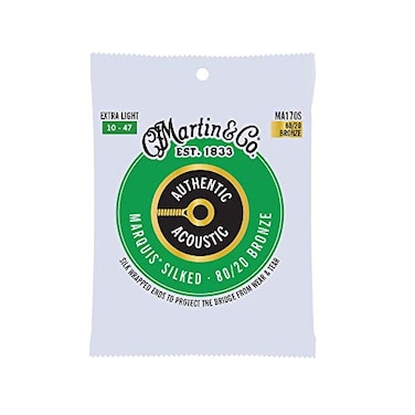Martin Authentic Acoustic Guitar Strings - Marquis Silked